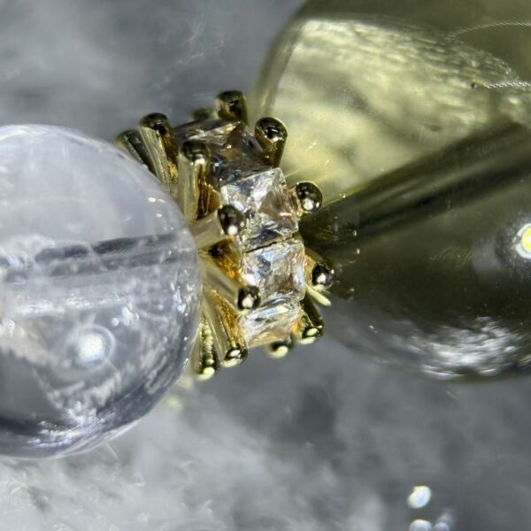 19 Wealth Awakening Bracelet - Clear & Golden Citrine