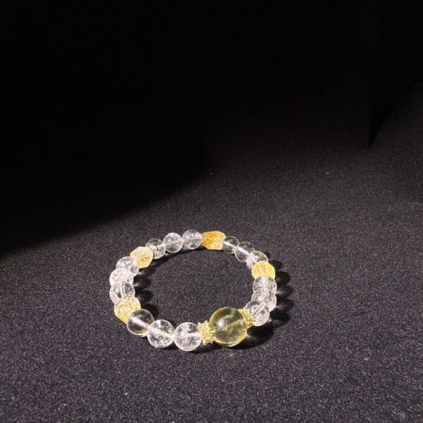 IMG_4127 Wealth Awakening Bracelet - Clear & Golden Citrine