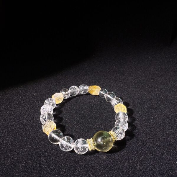 IMG_4128 Wealth Awakening Bracelet - Clear & Golden Citrine
