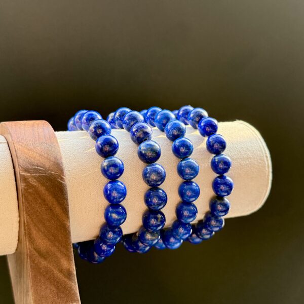 IMG_4458 ROSSEMIA Lapis Lazuli Bracelet Natural Lapis Lazuli Beads