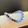 IMG_4499 Water & Fire Energy Bracelet - Natural Blue Crystal & Red Garnet